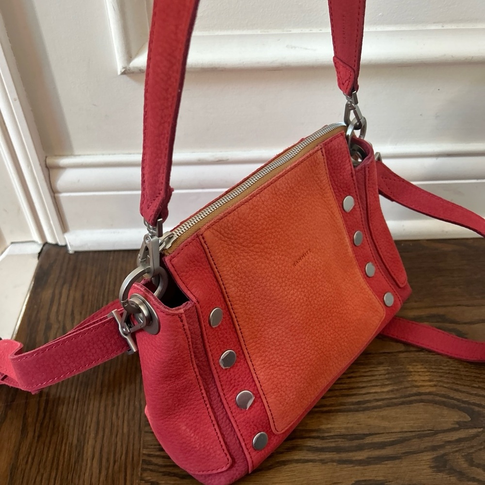 Hammitt Sonoran layered nubuck red and Orange medium Bryant Bag - Picture 7 of 15